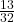 \frac{13}{32}